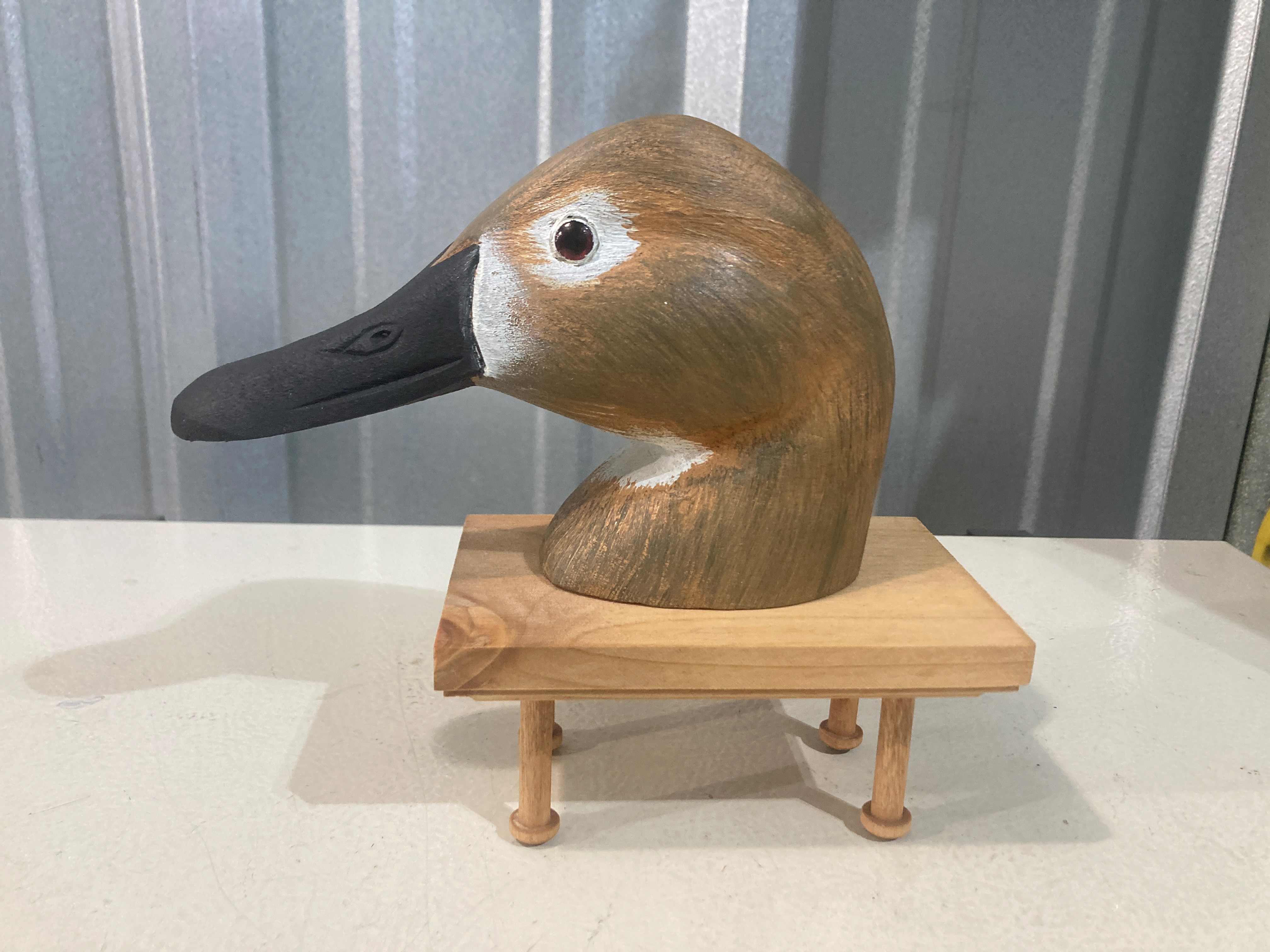 Midy Fowler Decoys カンバスバック ヘン 木製デコイ Canvasback Decoy Heads #HD-Canvasback